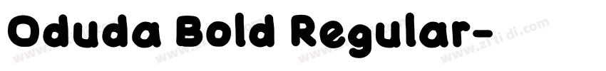 Oduda Bold Regular字体转换 Oduda Bold Regular字体转换